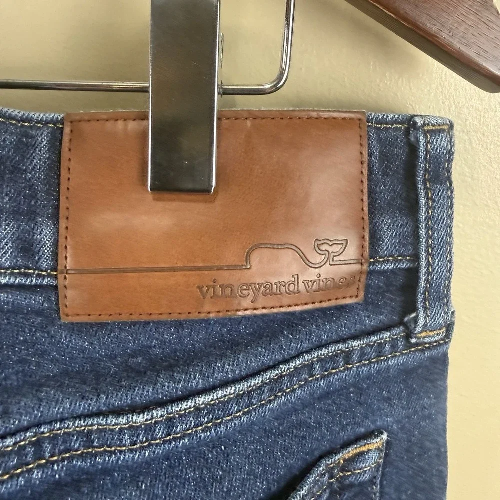 Vineyard Vines Shep & Ian Jeans Men's Sz 33x32‎ Straight Leg Stretch Medium Wash